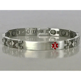 Stainless Steel Magnetic Medical ID Bracelet