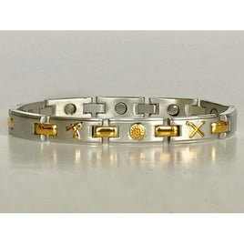 Stainless Steel Magnetic  Golf Bracelet